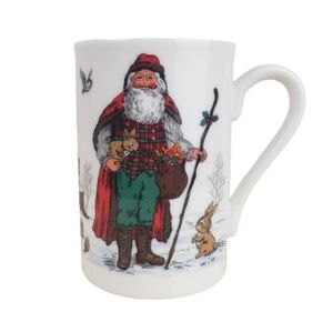 Vintage Potpourri Press Santa Claus Mug Cup Fine Bone China Classic Holiday